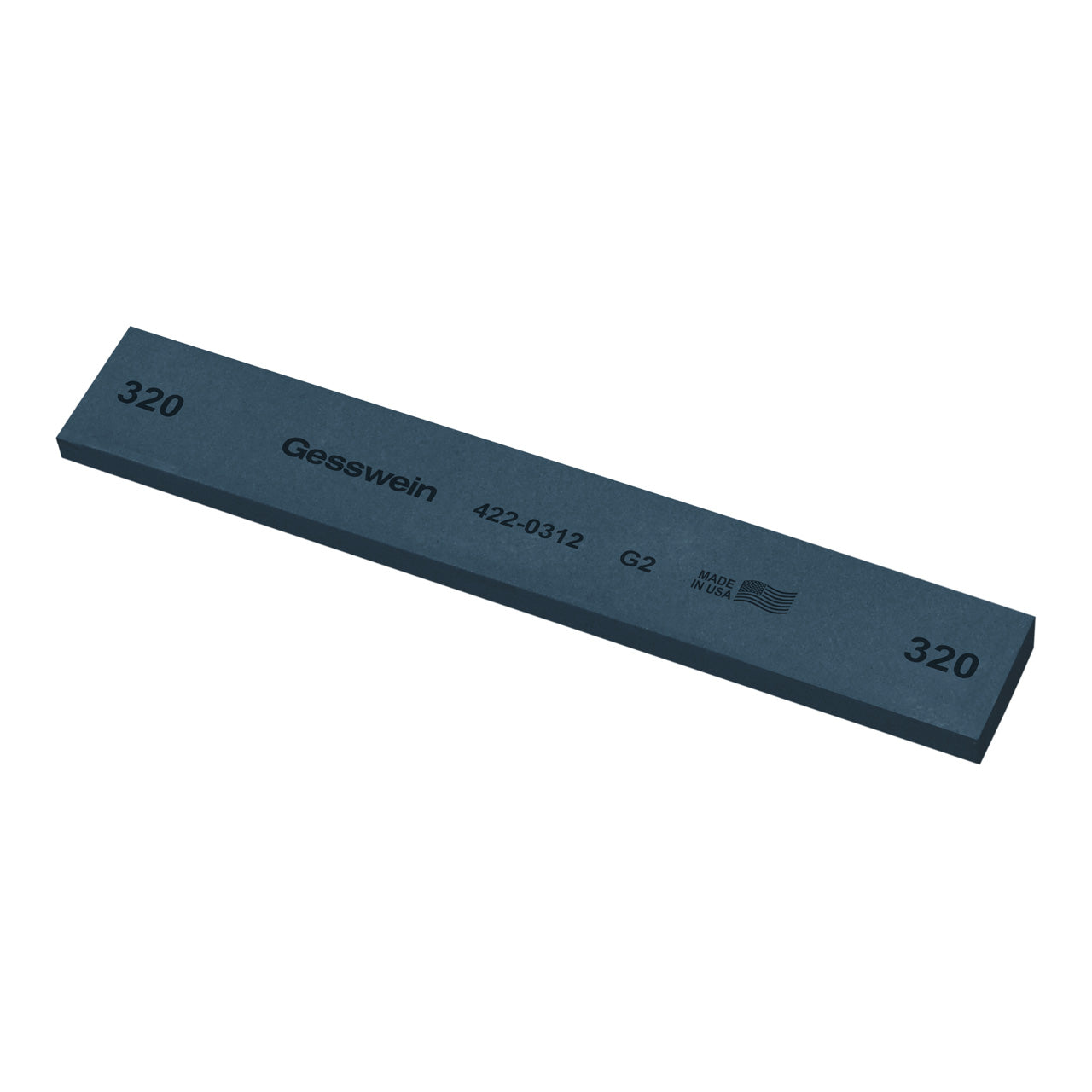 Gesswein® G2 Stones - 1" x 1/4" x 6", 320 Grit  (Pkg. of 6)