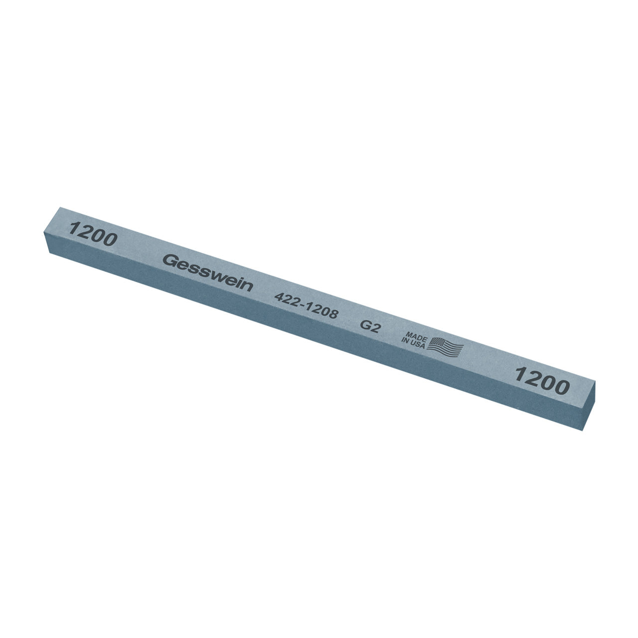 Gesswein® G2 Stones - 3/8" x 3/8" x 6", 1200 Grit  (Pkg. of 12)