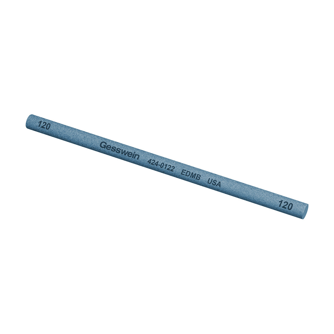 Gesswein® EDM Blue Stones - 1/4" Round x 6", 120 Grit  (Pkg. of 6)