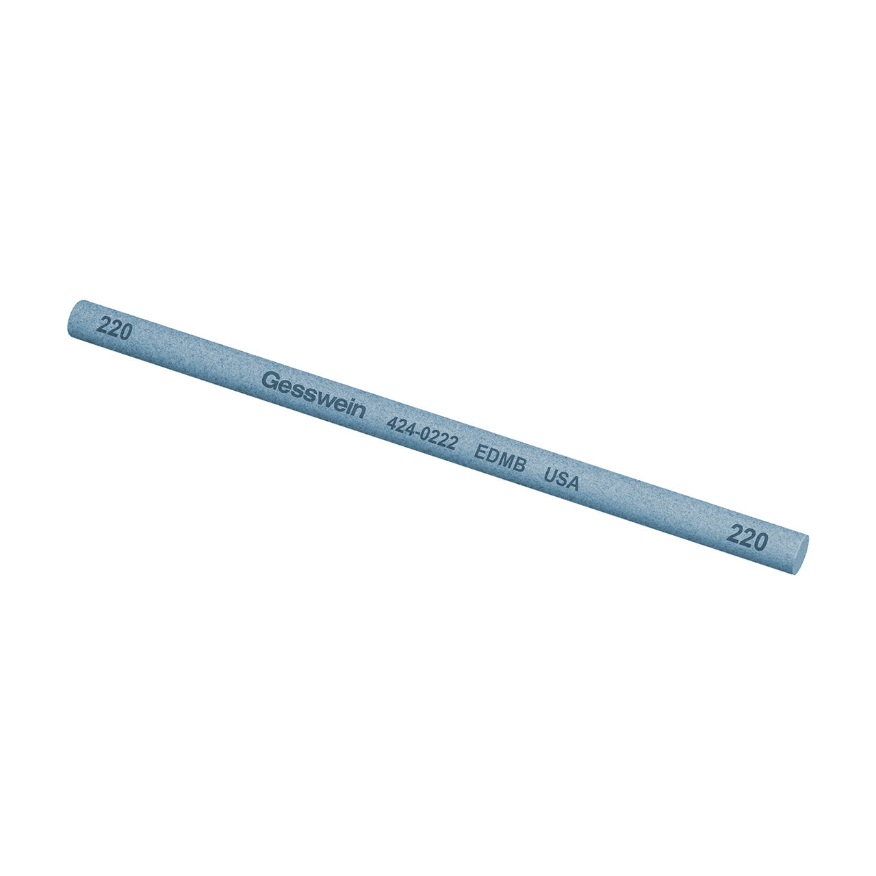 Gesswein® EDM Blue Stones - 1/4" x 6" Round, 220 Grit  (Pkg. of 6)