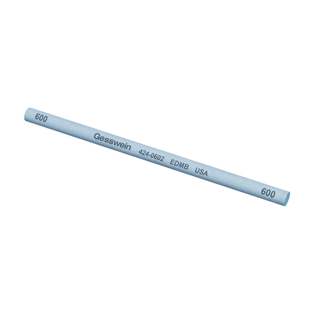 Gesswein® EDM Blue Stones - 1/4" x 6" Round, 600 Grit  (Pkg. of 6)