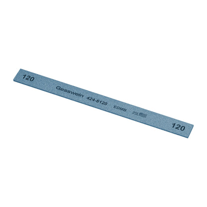 Gesswein® EDM Blue Stones - 1/2" x 1/16" x 6", 120 Grit  (Pkg. of 12)