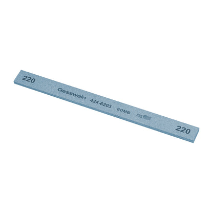 Gesswein® EDM Blue Stones - 1/2" x 1/8" x 6", 220 Grit  (Pkg. of 12)
