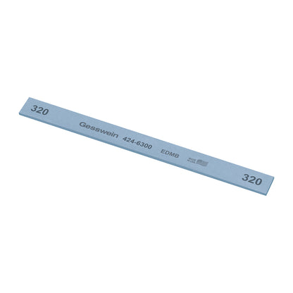Gesswein® EDM Blue Stones - 1/2" x 1/16" x 6", 320 Grit  (Pkg. of 12)