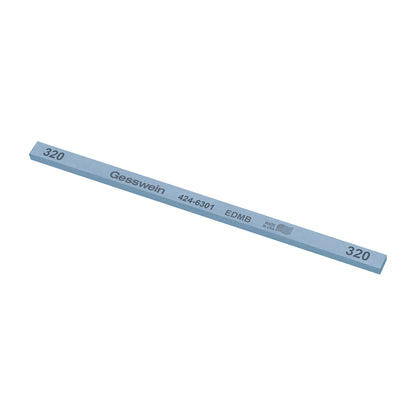 Gesswein® EDM Blue Stones - 1/4" x 1/8" x 6", 320 Grit  (Pkg. of 12)