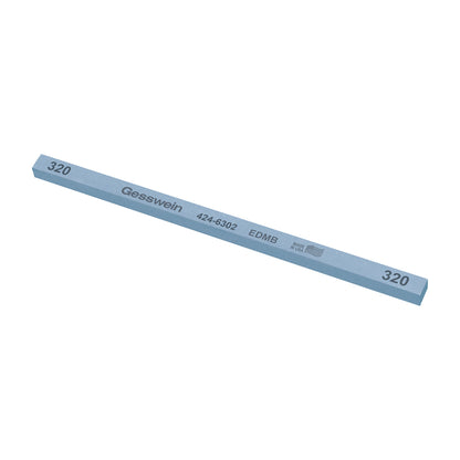 Gesswein® EDM Blue Stones - 1/4" x 1/4" x 6", 320 Grit  (Pkg. of 12)