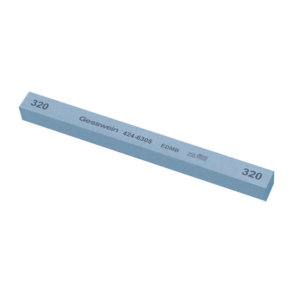 Gesswein® EDM Blue Stones - 1/2" x 1/2" x 6", 320 Grit  (Pkg. of 6)