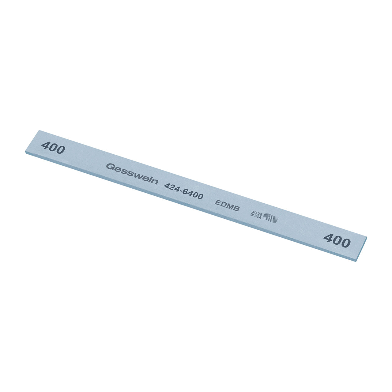 Gesswein® EDM Blue Stones - 1/2" x 1/16" x 6", 400 Grit  (Pkg. of 12)