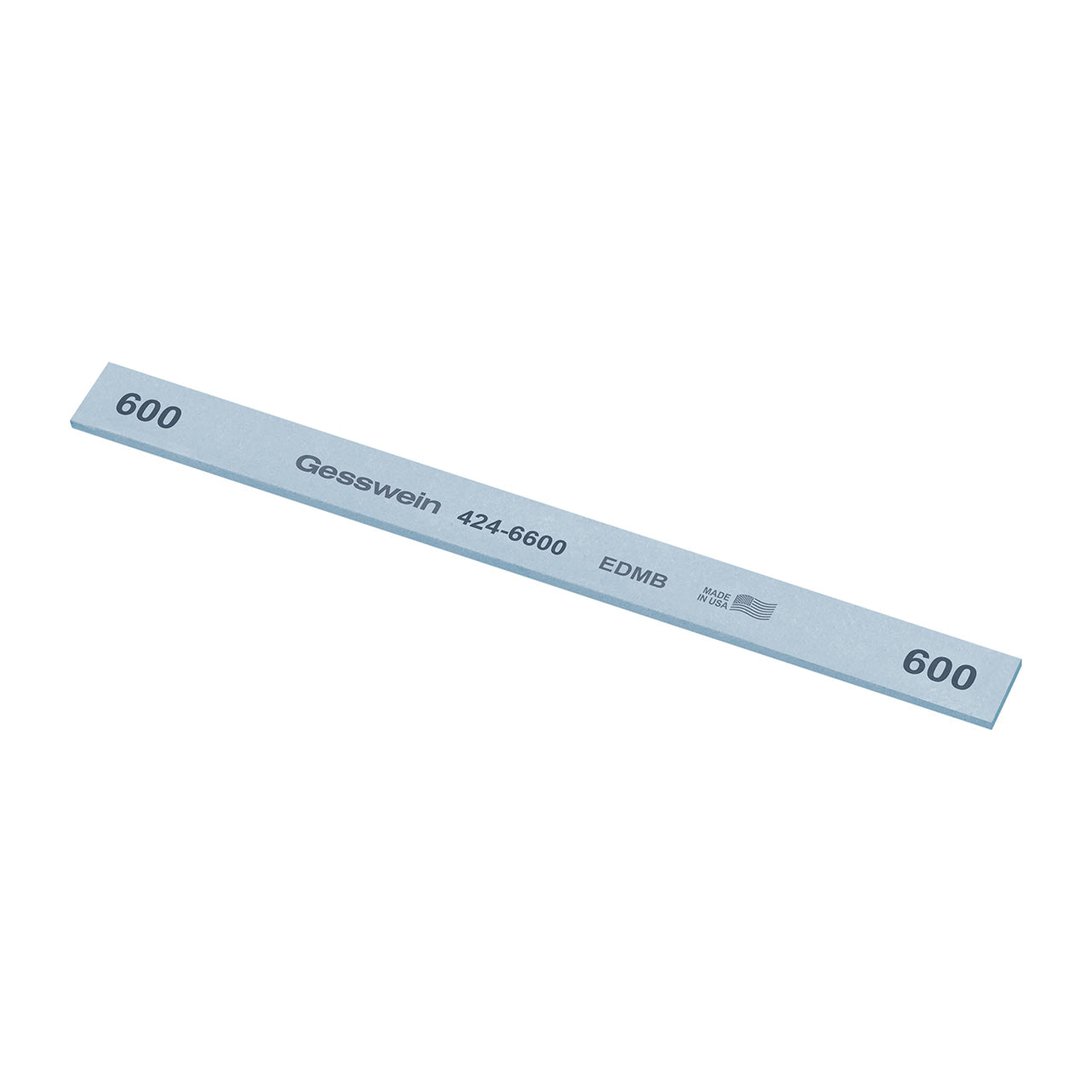 Gesswein® EDM Blue Stones - 1/2" x 1/16" x 6", 600 Grit  (Pkg. of 12)