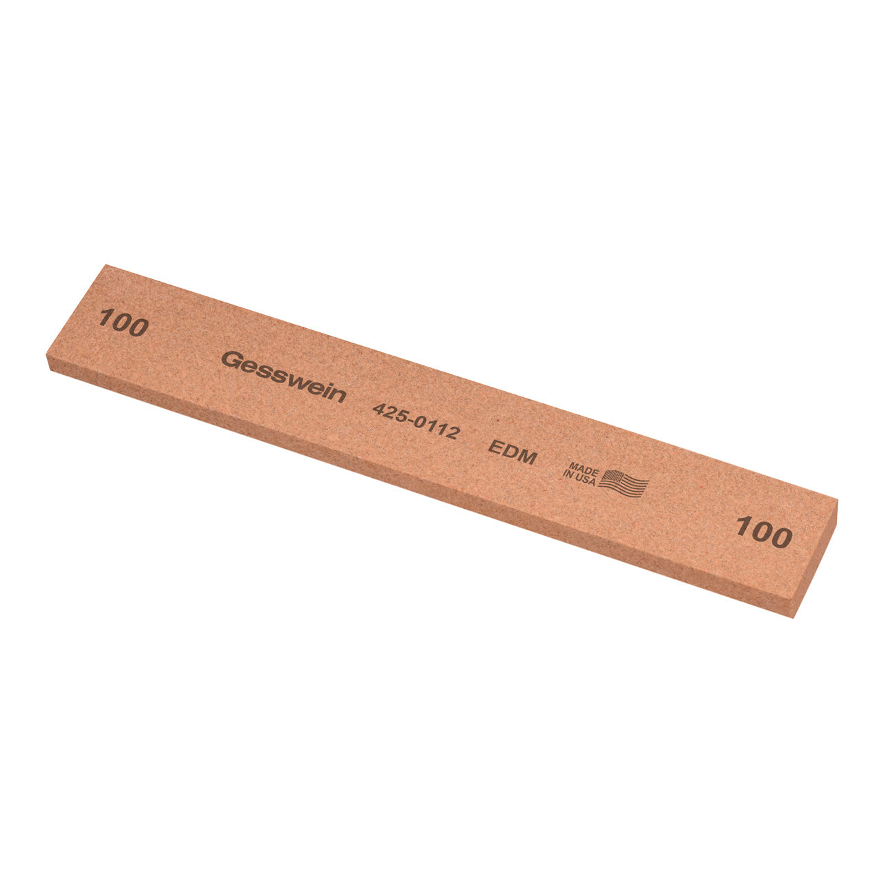 Gesswein® EDM Stones - 1" x 1/4" x 6", 100 Grit  (Pkg. of 6)