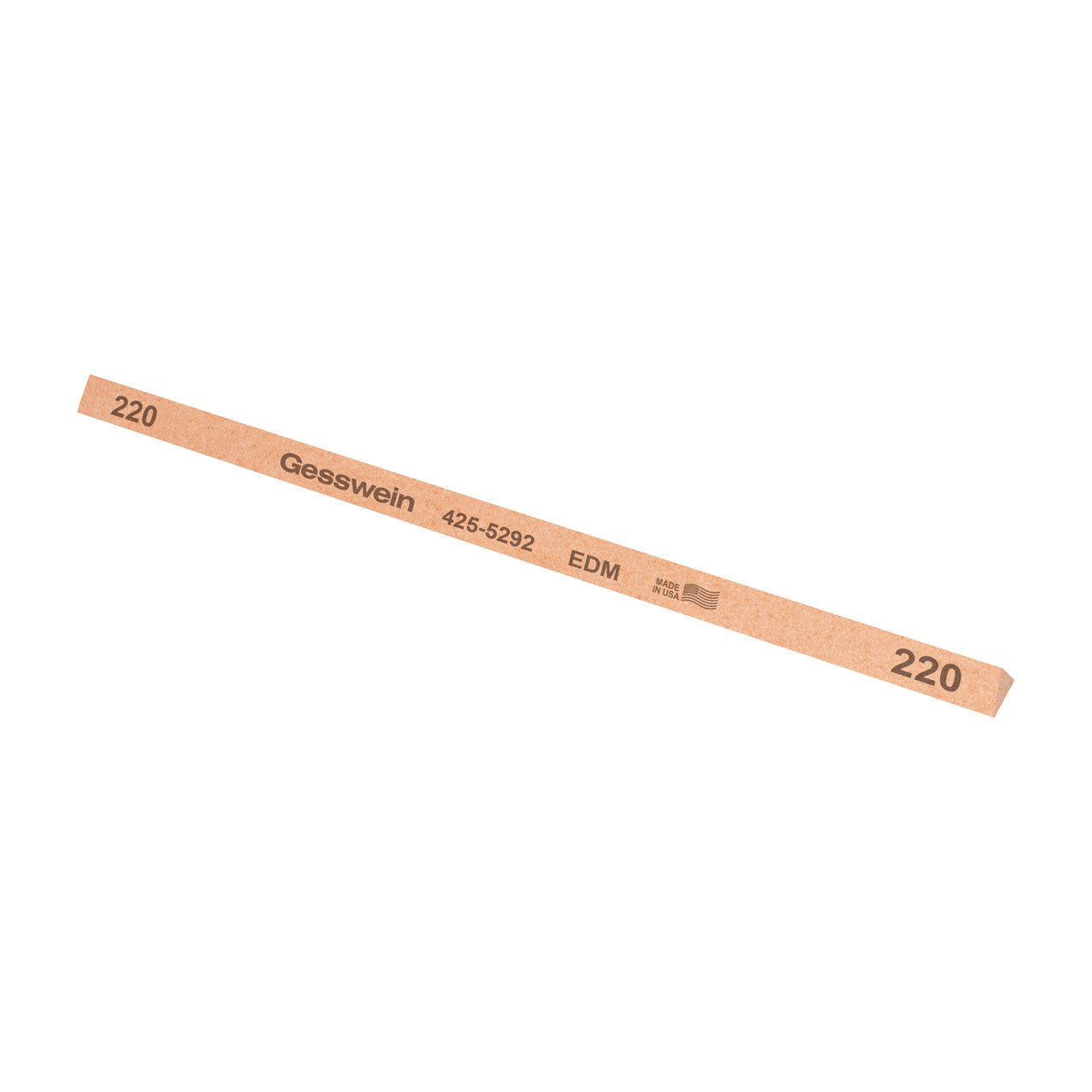 Gesswein® EDM Stones - 1/4" x 6" Triangle, 220 Grit  (Pkg. of 12)