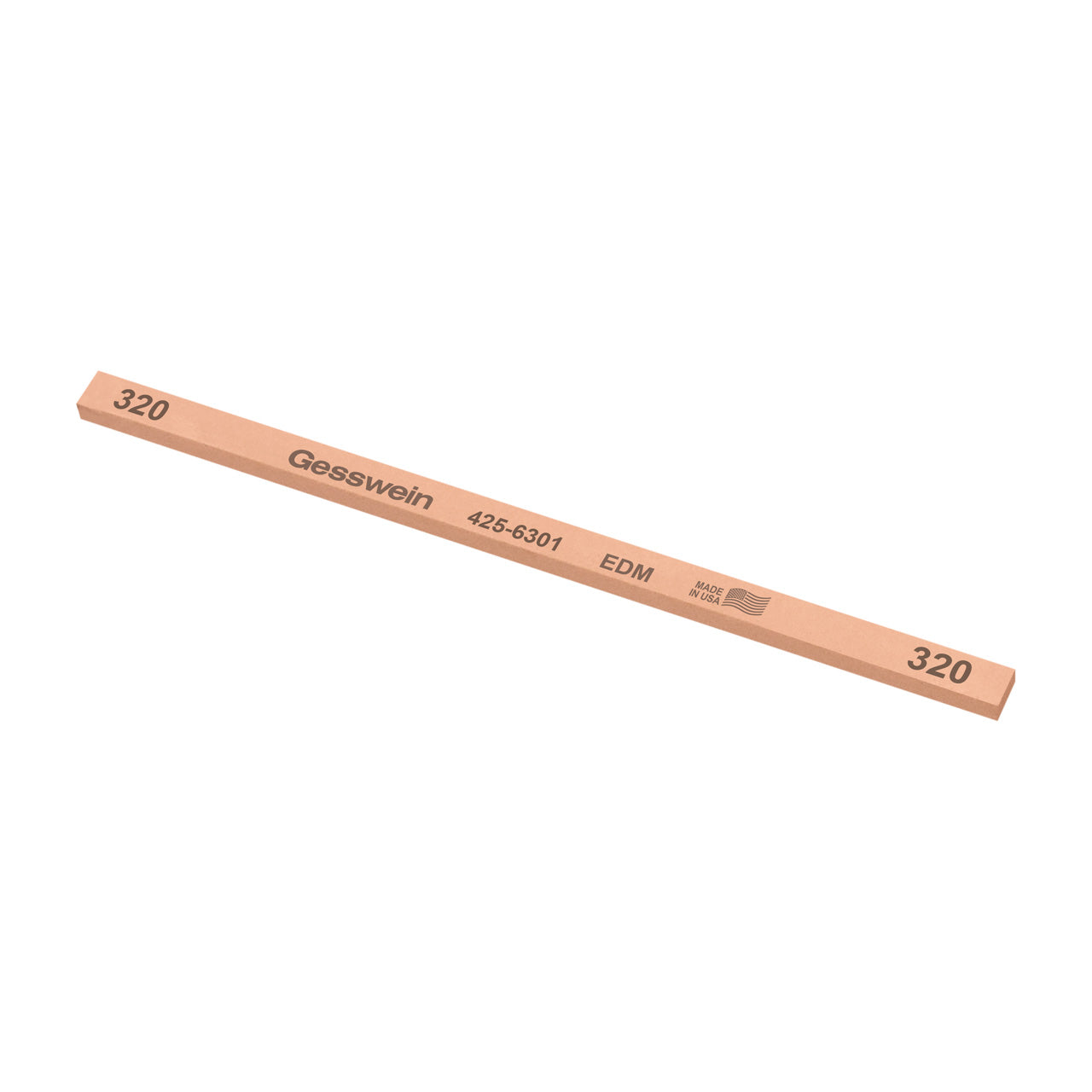Gesswein® EDM Stones - 1/4" x 1/8" x 6", 320 Grit  (Pkg. of 12)