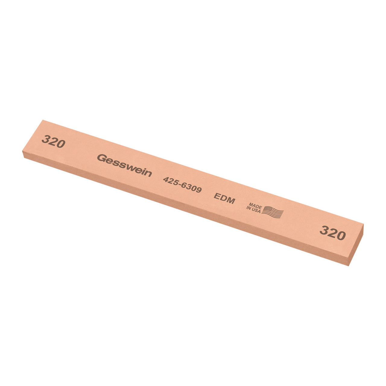 Gesswein® EDM Stones - 3/4" x 1/4" x 6", 320 Grit  (Pkg. of 6)