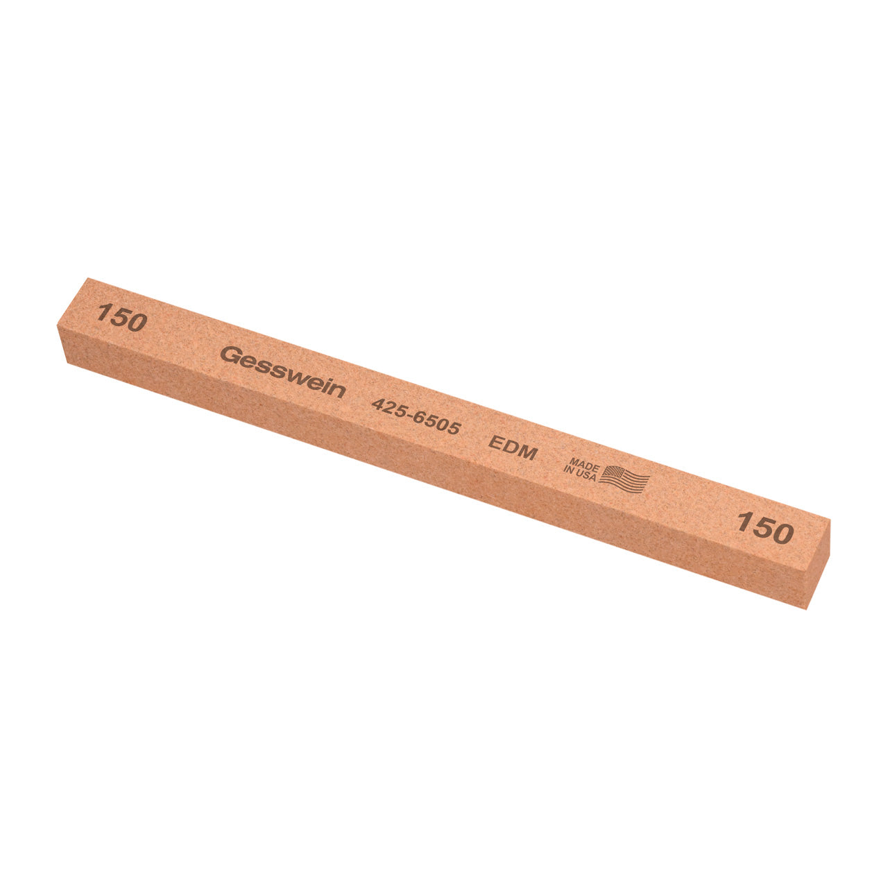 Gesswein® EDM Stones - 1/2" x 1/2" x 6", 150 Grit  (Pkg. of 6)