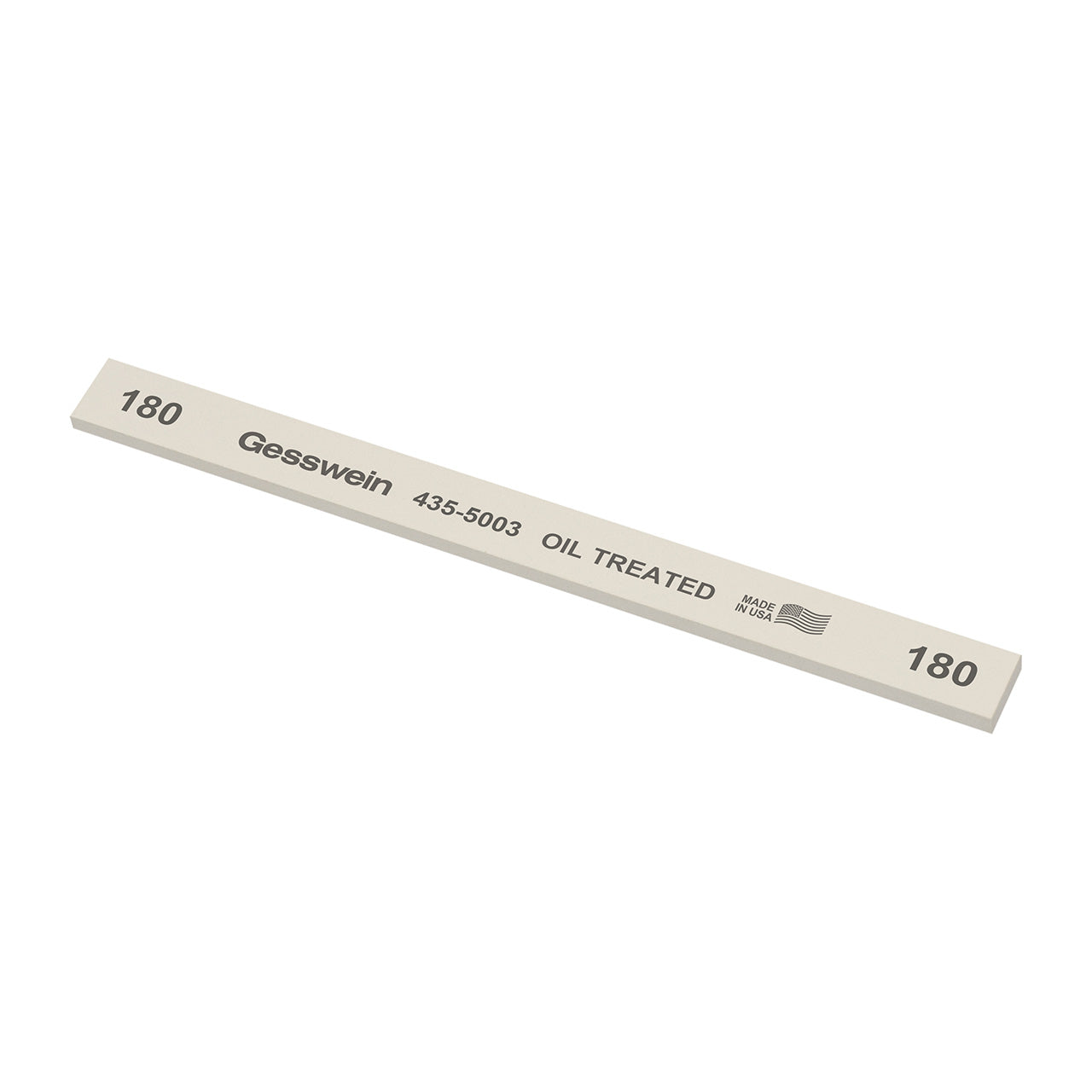 Gesswein® Oil-Treated Stones - 1/2" x 1/8" x 6", 180 Grit  (Pkg. of 12)