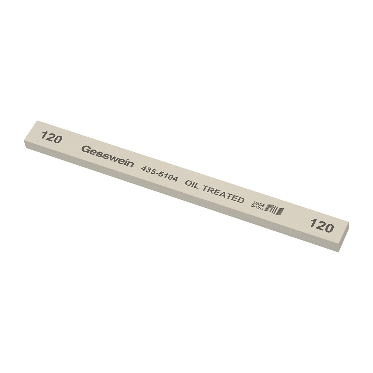 Gesswein® Oil-Treated Stones - 1/2" x 1/4" x 6", 120 Grit  (Pkg. of 12)