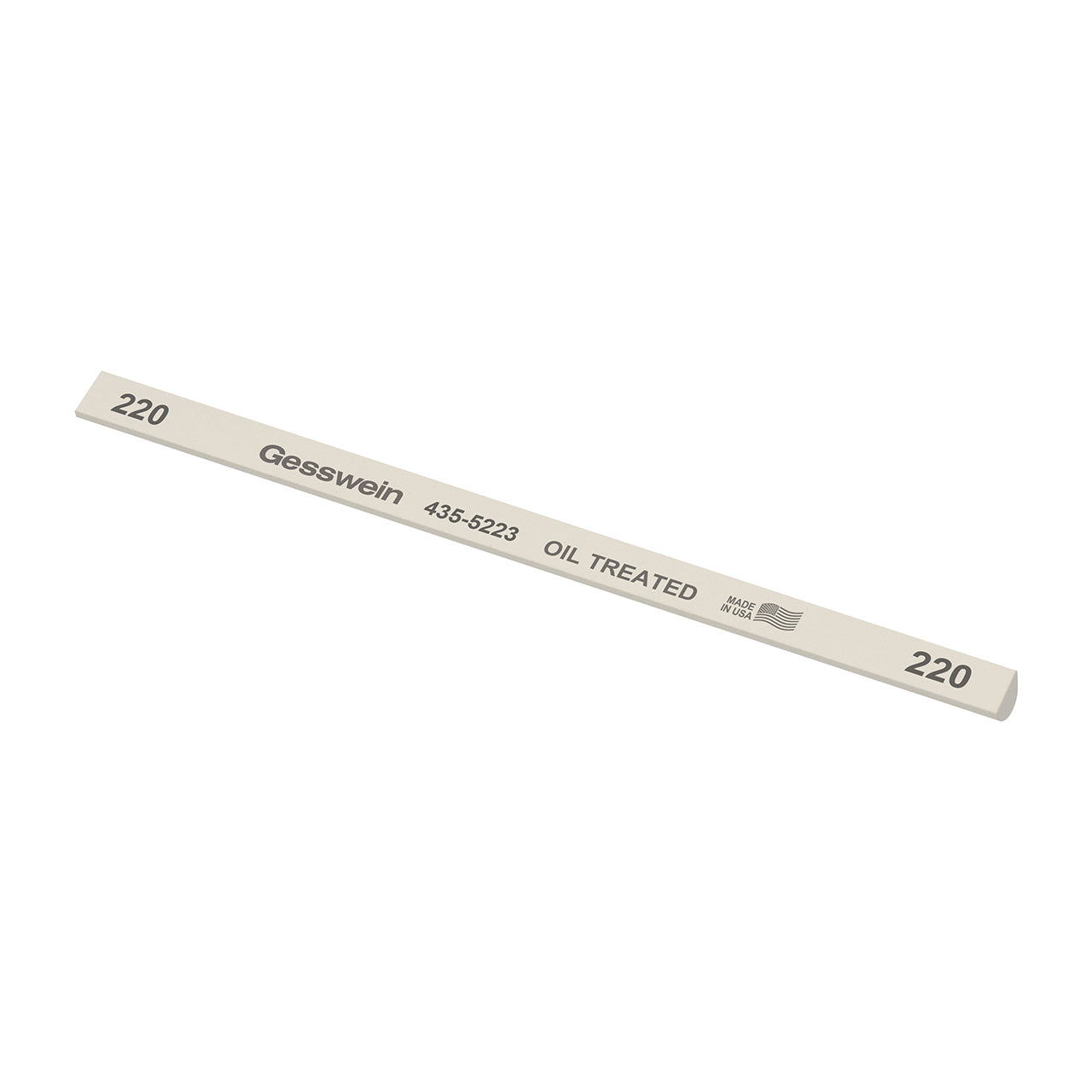 Gesswein® Oil-Treated Stones - 1/4" x 6" Hybrid, 220 Grit  (Pkg. of 12)