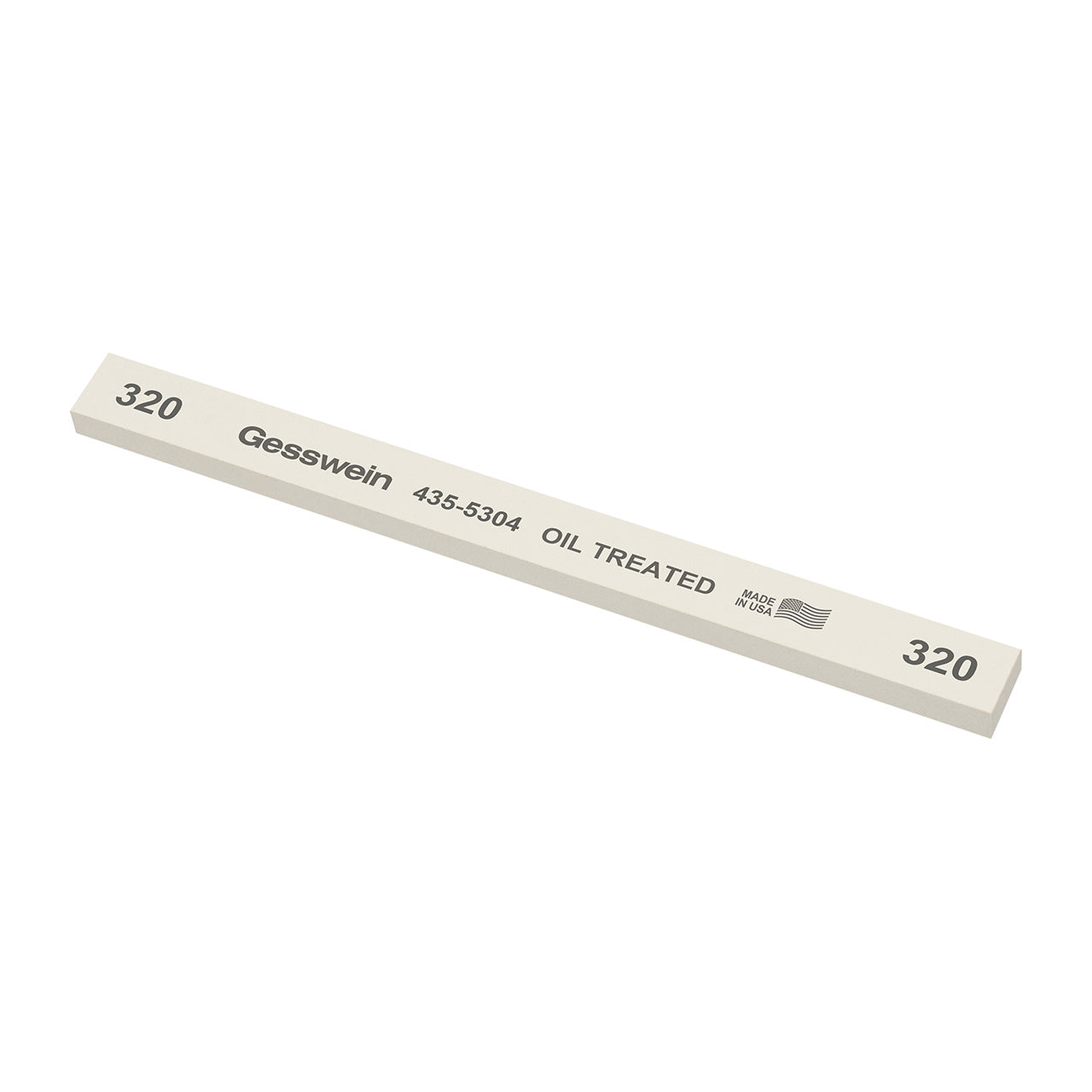 Gesswein® Oil-Treated Stones - 1/2" x 1/4" x 6", 320 Grit  (Pkg. of 12)