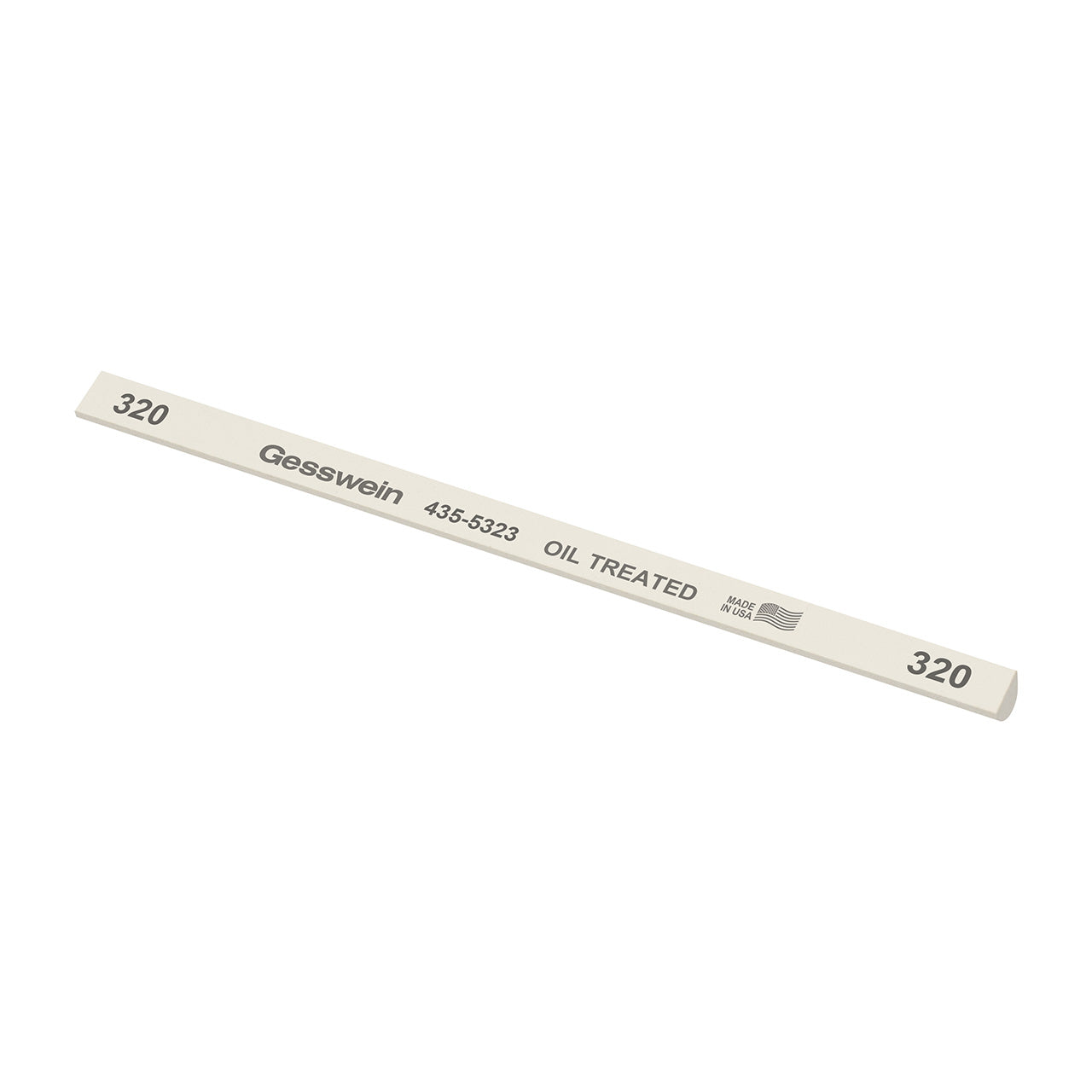 Gesswein® Oil-Treated Stones - 1/4" x 6" Hybrid, 320 Grit  (Pkg. of 12)
