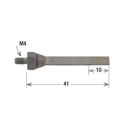Mounted Diamond Stones - Flat 5x1x10, 320 grit