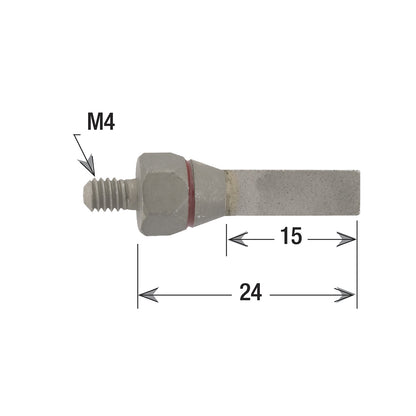 Mounted Diamond Stones - Flat 5x1x15, 500 grit