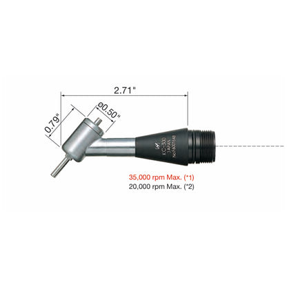 NSK Emax EVOlution 50° Angle Type Handpiece Head Only
