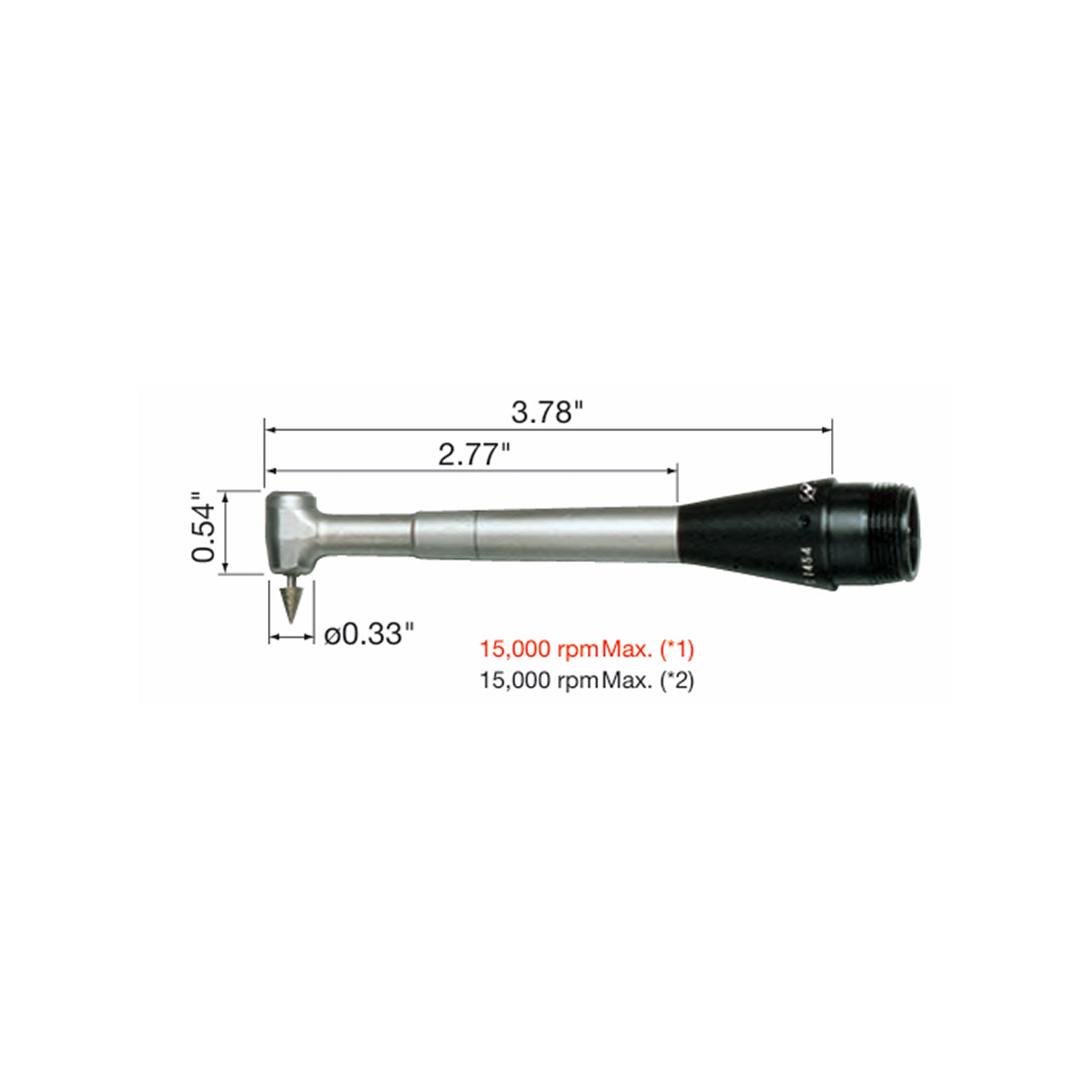 NSK Emax EVOlution Mini 90° Angle Type Handpiece Head Only