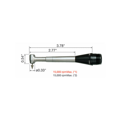 NSK Emax EVOlution Mini 90° Angle Type Handpiece Head Only