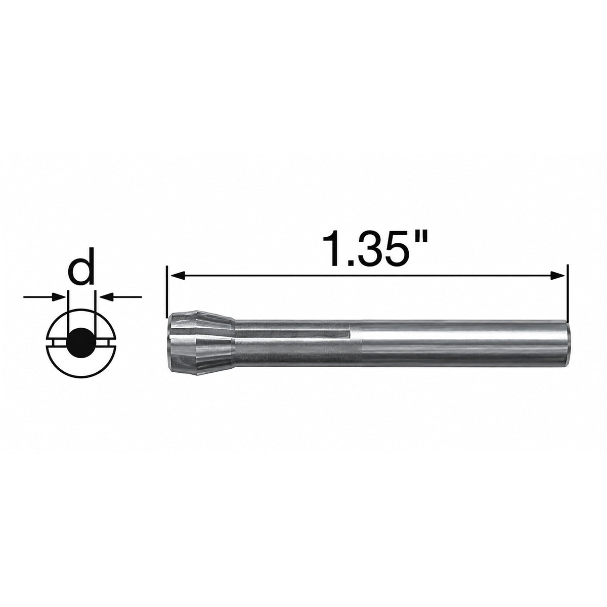NSK Emax EVOlution 1/16" Collet for Long Head - CHM-1.6