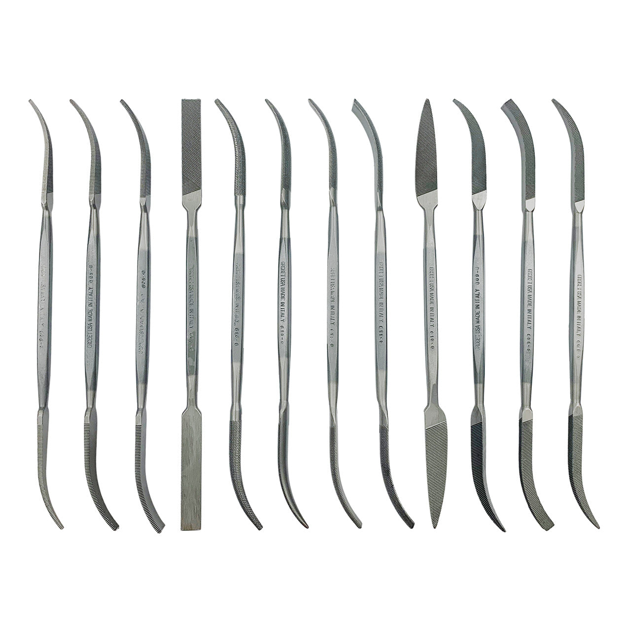 Grobet USA® Cut 0 Set of 12 Diemaker's Rifflers