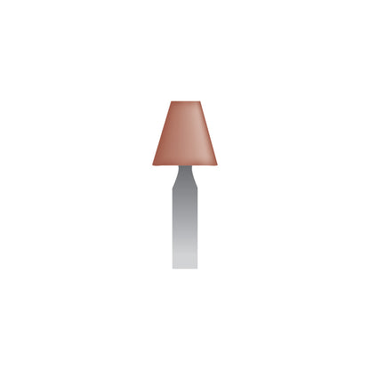 Red Mounted Points, 3mm Shank - B92, Box of 72