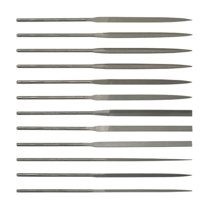 Grobet USA® 14cm Cut 0 Swiss Pattern Needle File Set