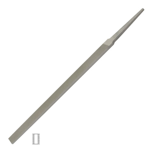 Grobet USA® 6" Swiss Pattern Precision Files - Pillar Demi-Narrow