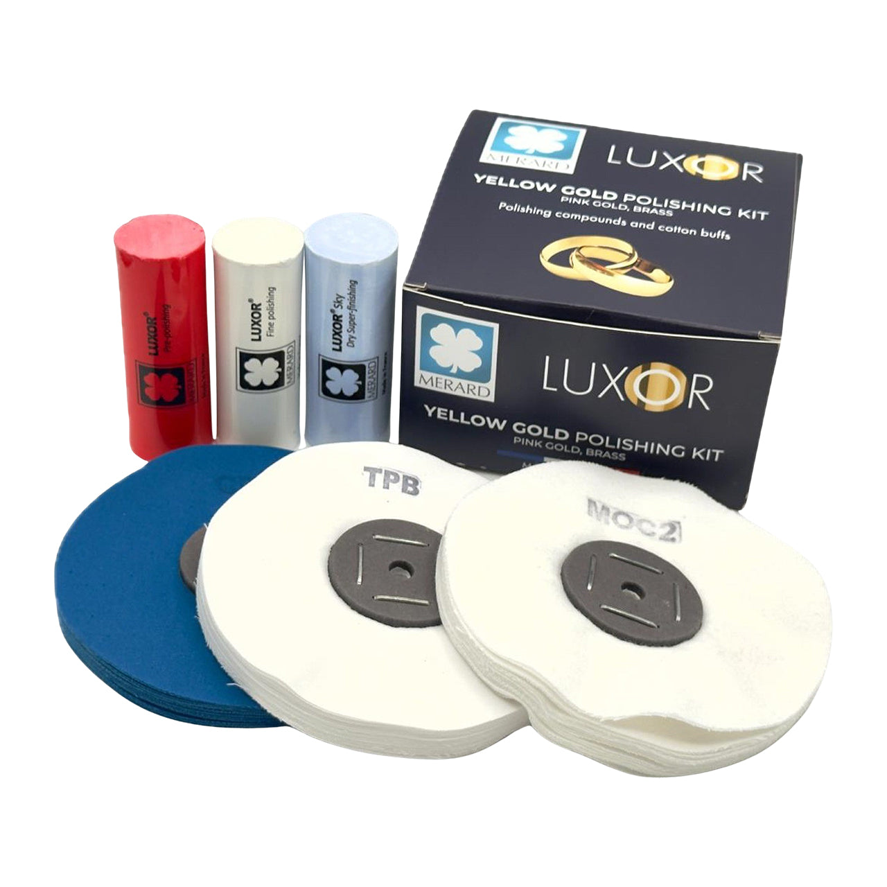 Merard Luxor® Yellow Gold Polishing Set