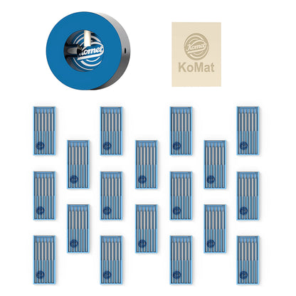 Komet BTP Beading Tool Set (#0-#22) with 360 Sharpener & KoMat Pad