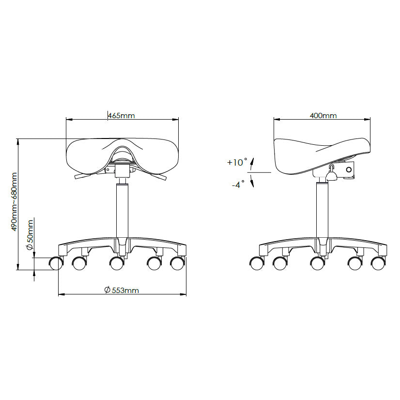 Ikohe® Saddle Stool