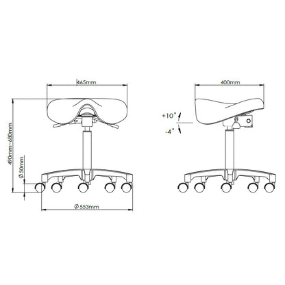 Ikohe® Saddle Stool