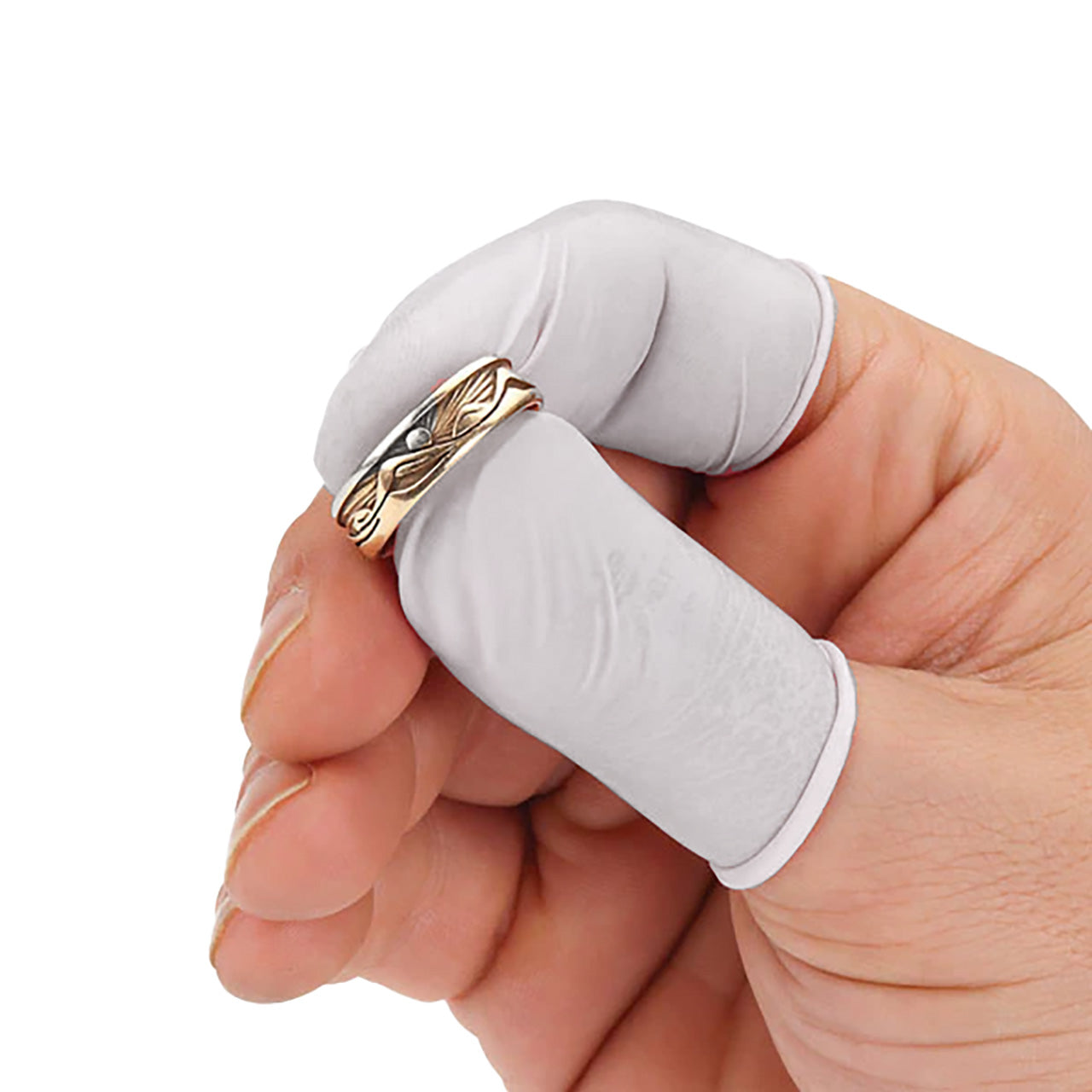 Small White Latex Finger Cots (10 Gross Box)