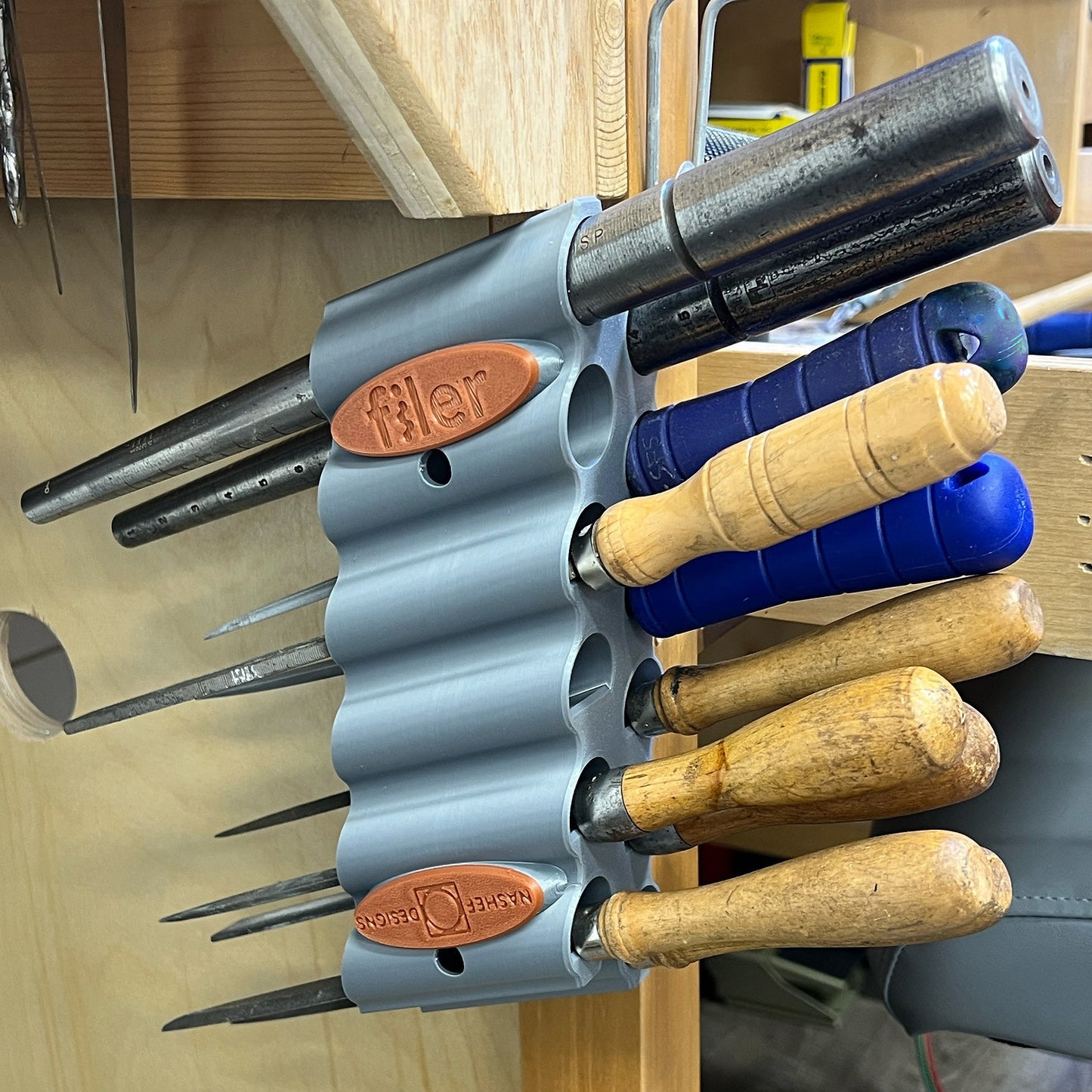 FILER™ 12 File and Mandrel Holder and Organizer - Large