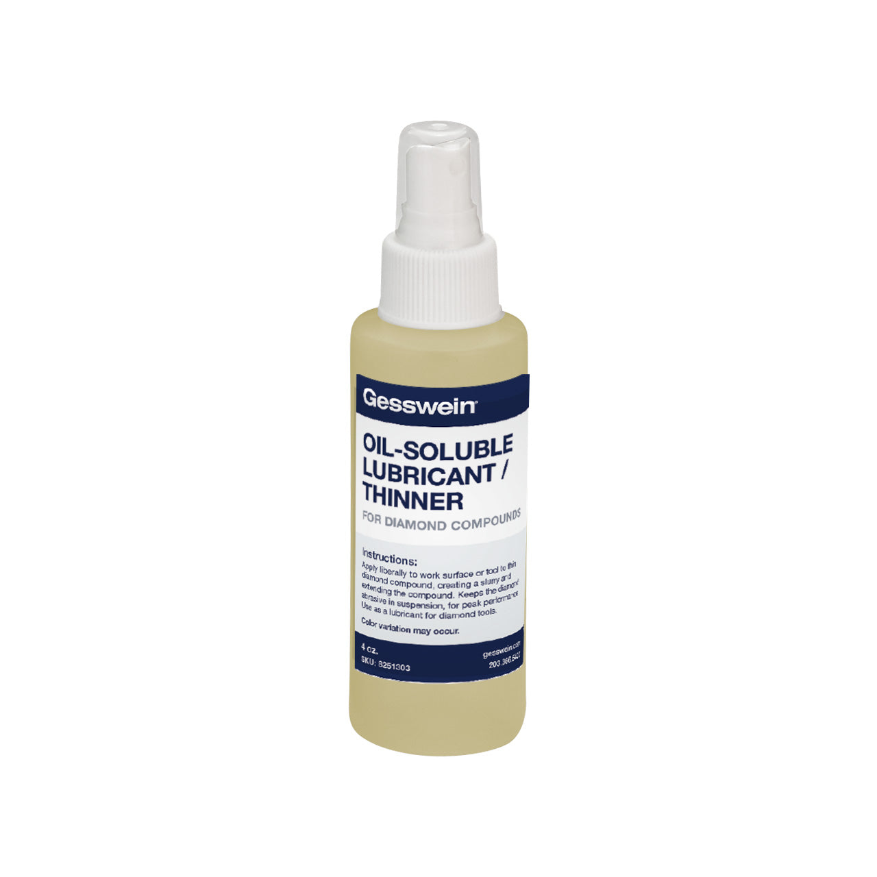 Lubricant/Thinner - Oil-Soluble, 4 oz. Spray Bottle