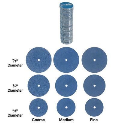 Pin Hole Blue Zirconia Discs