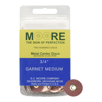 Moore Garnet Snap-On Discs