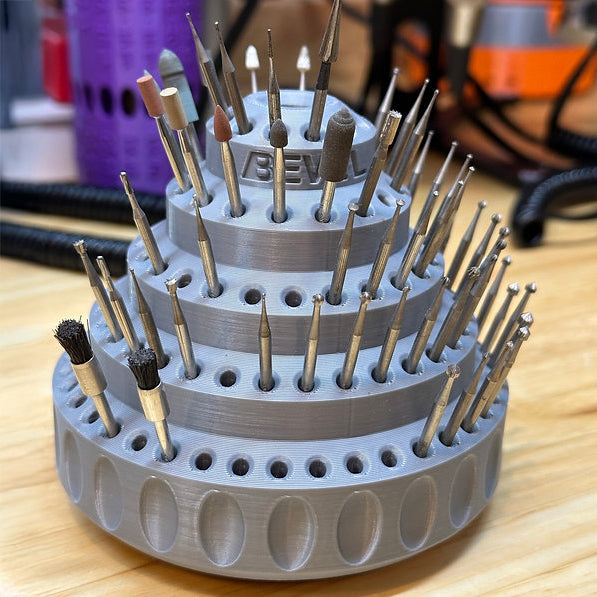 BEVEL Jeweler's Small Bur Holder and Organizer
