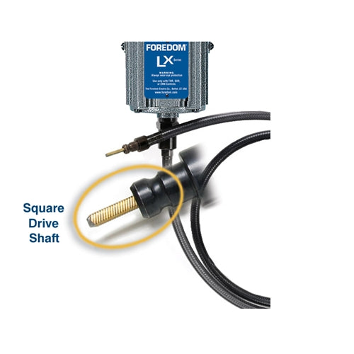 Foredom® TXMH Bench Motor with Square Drive Shaft