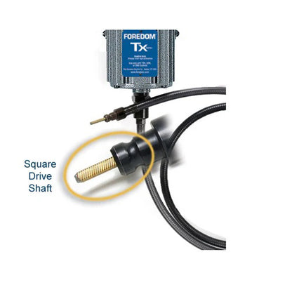 Foredom® TXMH Bench Motor with Square Drive Shaft