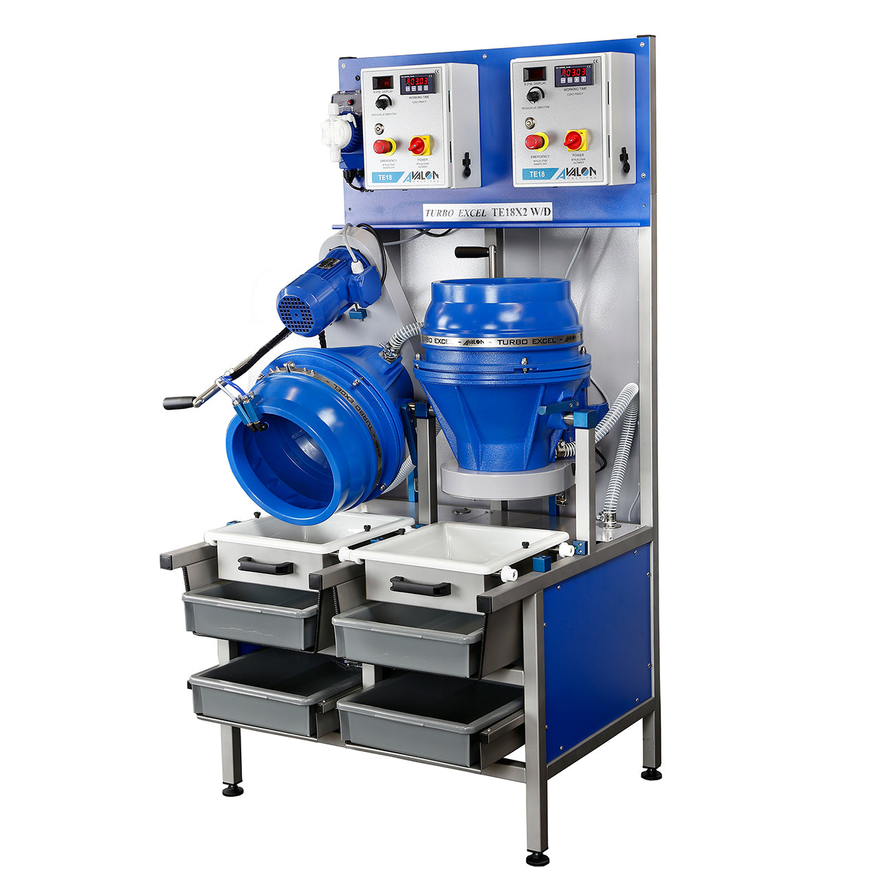 Avalon TE18x2 Combination Wet & Dry Disc Finishing Machine