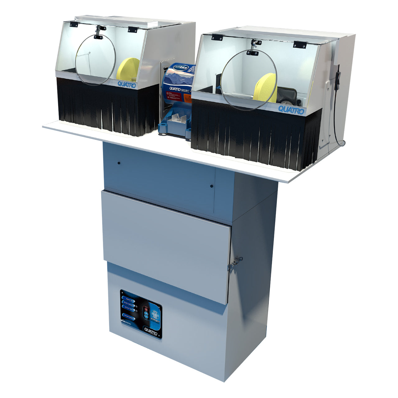 Quatro SPU SuperFlow Standalone Polishing System with ClearView Drawers