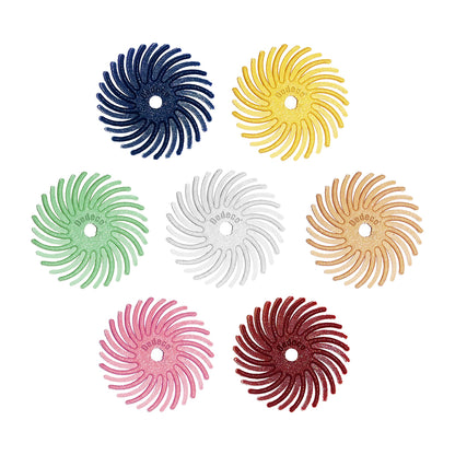 Discos radiales Dedeco® Sunburst® de 3/4"