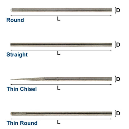 Weldmax Nonmagnetic Round Electrode, 50 x 2mm