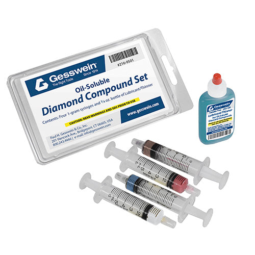Gesswein Diamond Compound Sets - Oil-Soluble Set | Gesswein Gesswein Diamond Compound Sets - Oil-Soluble Set | Gesswein